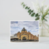 Vintage Retro Melbourne Australien Australie Postkarte (Stehend Vorderseite)
