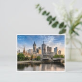 Vintage Retro Melbourne Australien Australie Postkarte (Stehend Vorderseite)