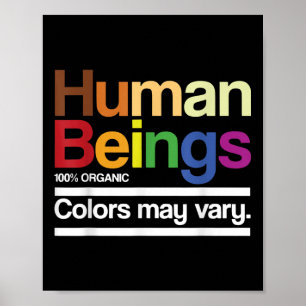 Vintage Retro Mensch 100% Organische Farben Können Poster