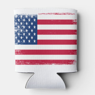 Vintage Retro 'Merica USA Flagge Dosenkühler