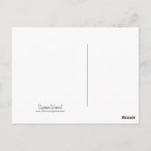 Vintage Retro Military Women WAVEs Navy Postkarte (Rückseite)