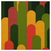 vintage Retro-Mod-Farbschema-Muster2 Stoff (Muster)