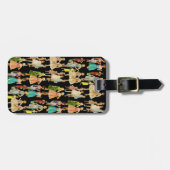 Vintage Retro-Mode Gepäckanhänger (Vorderseite horizontal)