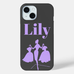 Vintage Retro-Mode-Silhouette Case-Mate iPhone Hülle