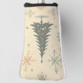 Vintage/Retro modern Christmas/winter Golf Headcover (Rotieren 90)