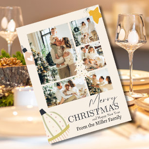 Vintage, Retro, Moderne Schrift, Frohe Weihnachten