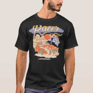 Vintage Retro Motor Raceway Road & Fast Extreme Ra T-Shirt