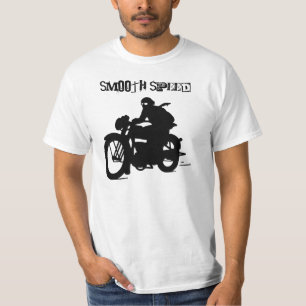 Vintage Retro Motorrad Silhouette T-Shirt