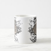 Vintage Retro-Muster Monogramm T Kaffeetasse (Mittel)