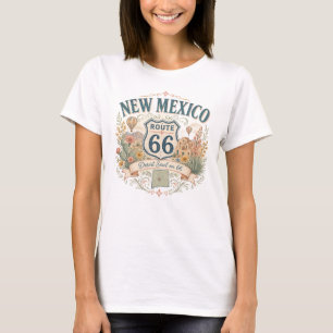 Vintage Retro New Mexico Mother Road Desert Soul T-Shirt