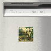 Vintage Retro-Noah-Arche mit Tieren Magnet (In Situ (Geschirrspüler))