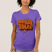 Vintage Retro Nostalgia Rules T-shirt (Vorderseite)