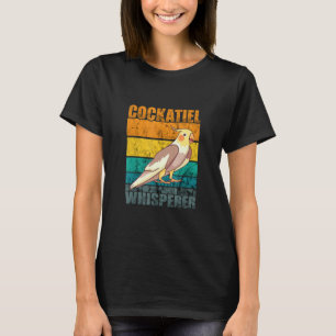Vintage Retro Nymphensittich-Flüsterer Haustier Vo T-Shirt
