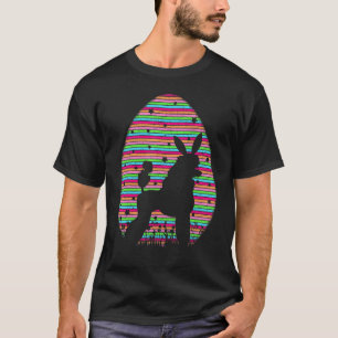 Vintage Retro Osterei Pudel Hund Ostersonntag T-Shirt
