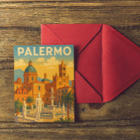 Vintage Retro Palermo Sizilien Italien