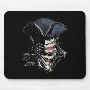 Vintage Retro Patriot Trotzig Seit 1776 Us Flagge Mousepad