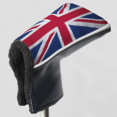 Vintage retro Patriotic U.K. flag Golf Headcover (3/4 Vorderseite)