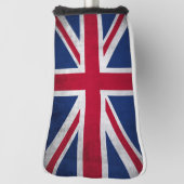 Vintage retro Patriotic U.K. flag Golf Headcover (Rotieren 90)