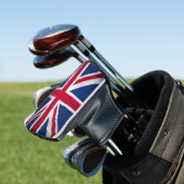 Vintage retro Patriotic U.K. flag Golf Headcover (In Situ)