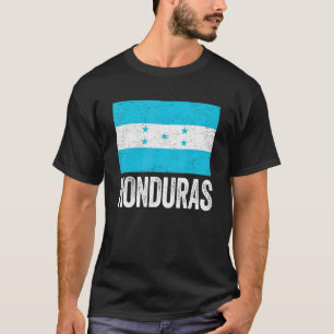 Vintage Retro Patriotismus Männer Frauen Honduras- T-Shirt