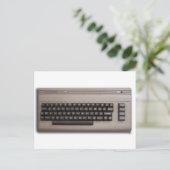 Vintage Retro-PC-Tastatur ? Postkarte (Stehend Vorderseite)