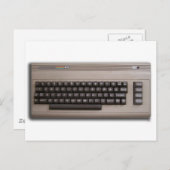 Vintage Retro-PC-Tastatur ? Postkarte (Vorne/Hinten)