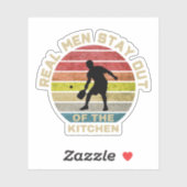 Vintage Retro Pickleball Funny Aufkleber (Blatt)