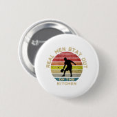 Vintage Retro Pickleball Funny Button (Vorne & Hinten)