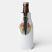 Vintage Retro Pickleball Funny Flaschenkühler (Flasche Rückseite)