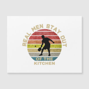 Vintage Retro Pickleball Funny Magnetkarte