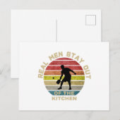 Vintage Retro Pickleball Funny Postkarte (Vorne/Hinten)