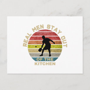 Vintage Retro Pickleball Funny Postkarte