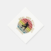 Vintage Retro Pickleball Funny Serviette (Ecke)