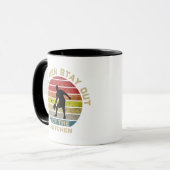 Vintage Retro Pickleball Funny Tasse (Vorderseite Links)
