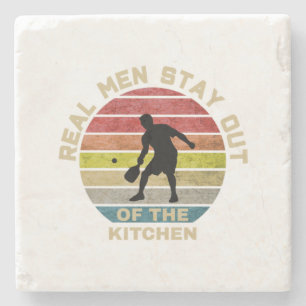 Vintage Retro Pickleball Lustig Steinuntersetzer