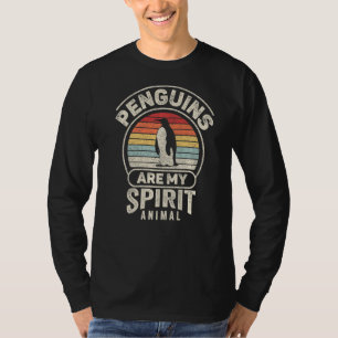 Vintage Retro-Pinguine sind meine Spirit Animal Pi T-Shirt