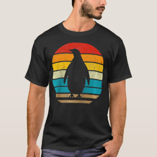 Vintage Retro Pinguine Sunset 70er 80er 90s Pingui T-Shirt