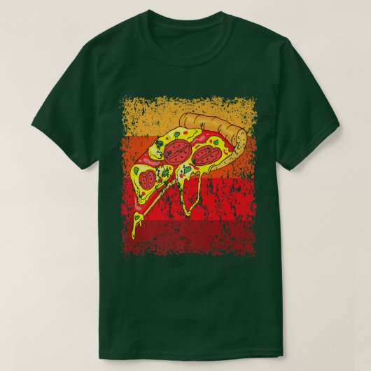 Vintage Retro Pizza 1832 T-Shirt (Design vorne)