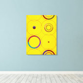 Vintage Retro-Pop Kunst, entdeckt Canvas Leinwanddruck (Insitu (Holzboden))