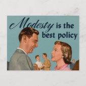 Vintage Retro Postkarte (Vorderseite)