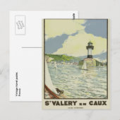 Vintage Retro-Postkarte Frankreich Seine Postkarte (Vorne/Hinten)