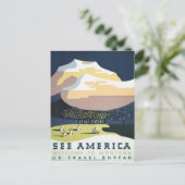 Vintage Retro-Postkarte Montana USA Postkarte (Stehend Vorderseite)