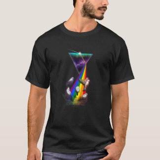 Vintage Retro Prism-Vogelbeobachtung T-Shirt