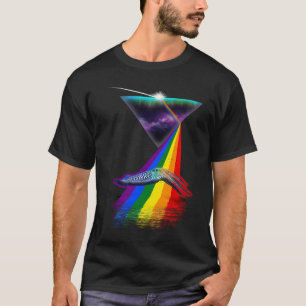 Vintage Retro Prisma-Tintenfisch T-Shirt