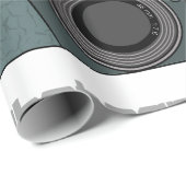 Vintage Retro Professional Photographer Camera Geschenkpapier (Rolleneckpunkt)