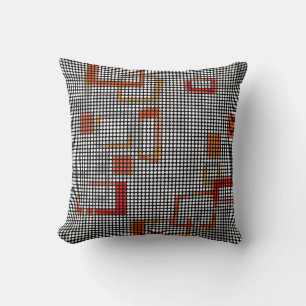 Vintage Retro Punkte Disco Muster Kissen