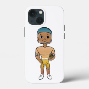 vintage Retro-Regenbogen-Fußballspieler Ombre Case-Mate iPhone Hülle