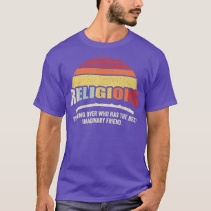 Vintage Retro-Religionen - Sarcastic Def für Athei T-Shirt