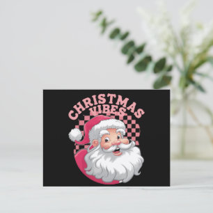 Vintage Retro Rosa Weihnachtsmann Weihnachten