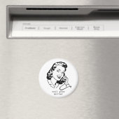 Vintage Retro Ruf deine Mutter Lustiger Magnet (In Situ (Geschirrspüler))